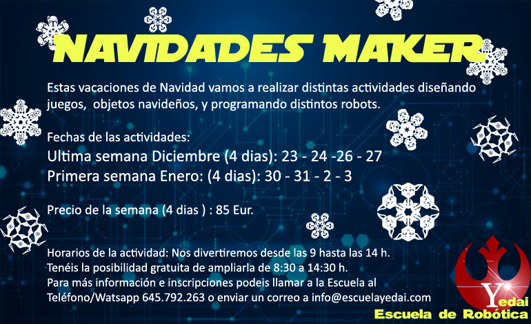 Actividades Navidad para niños lego arduino diseño 3d